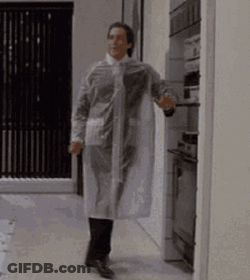 American Psycho Christian Bale GIF