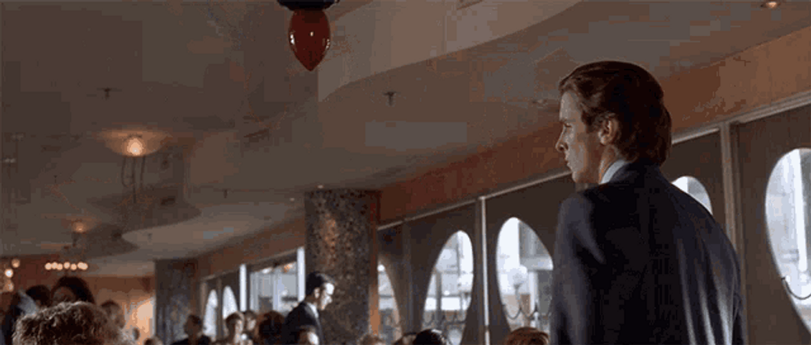American Psycho I Have To Return Videotapes GIF