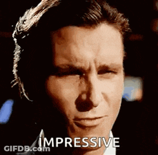American Psycho Patrick Bateman GIF