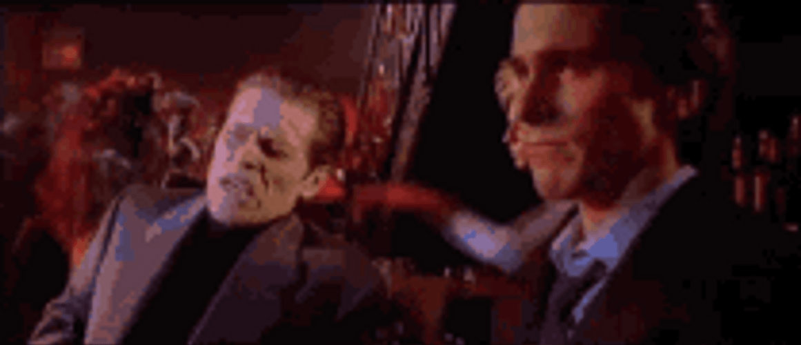 American Psycho Willem Dafoe In The Club GIF