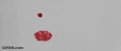 American Psycho With Red Spots GIF