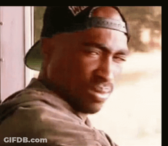 American Rapper 2Pac And Macaveli Stank Face GIF