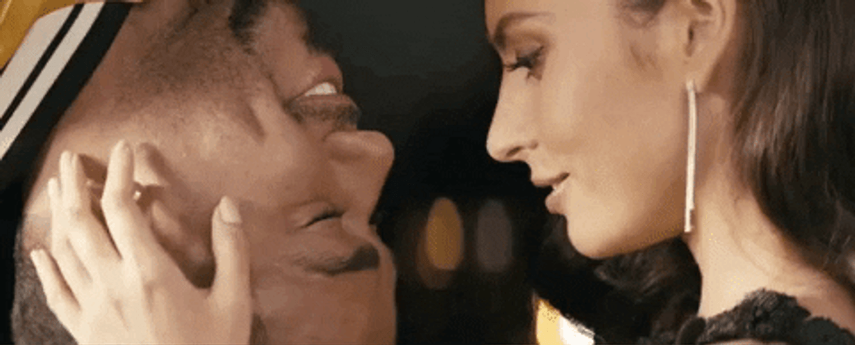 American Singer Romeo Santos Face Caressing GIF