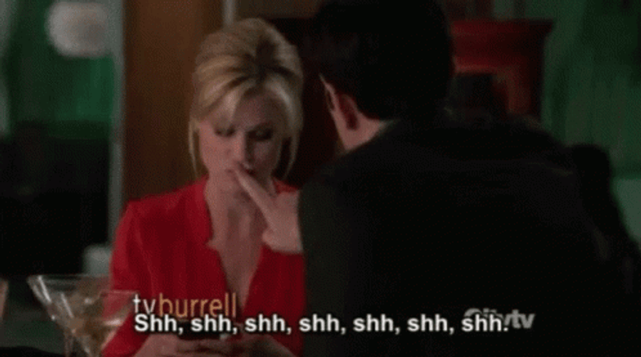 American Sitcom Modern Family Shh GIF