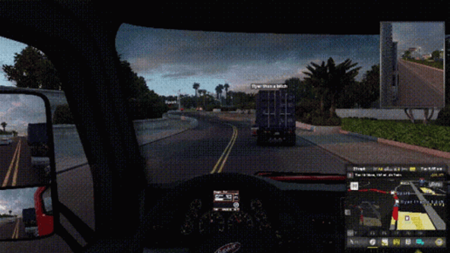 American Truck Simulator Sample Game Scene GIF