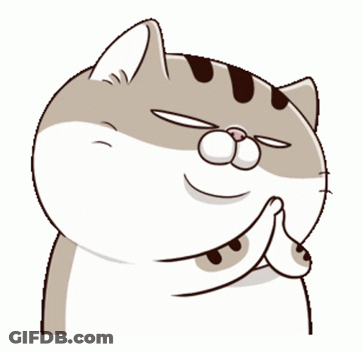 Ami Fat Cat Scheming GIF