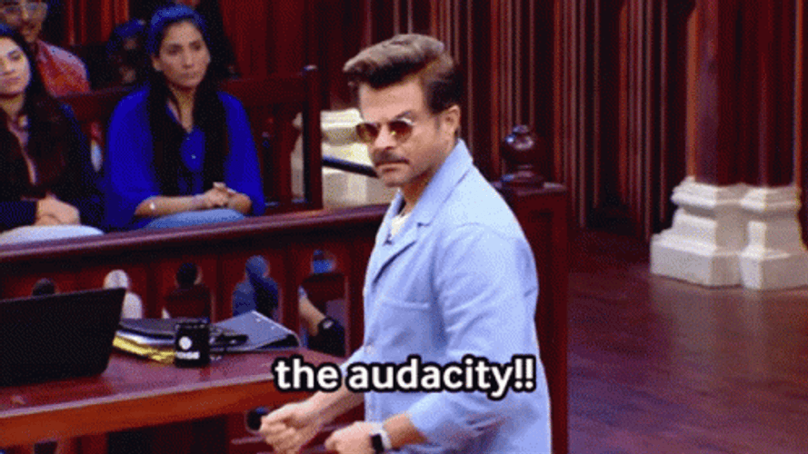 Amil Kapoor Its The Audacity GIF