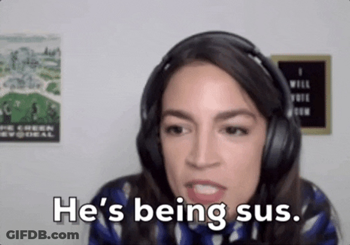 Among Us Alexandria Ocasio-Cortez GIF
