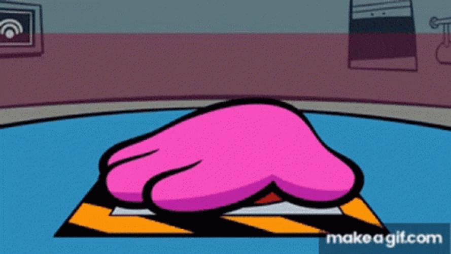 Among Us Character Emergency Button Purple GIF