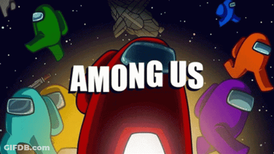 Among Us Character Poster GIF