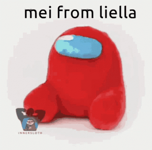Among Us Character Red Twirling GIF