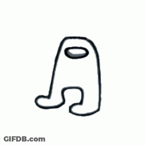 Among Us Character With Circle GIF