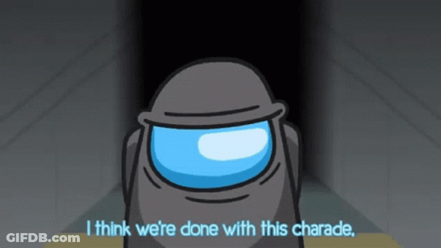 Among Us Charade GIF