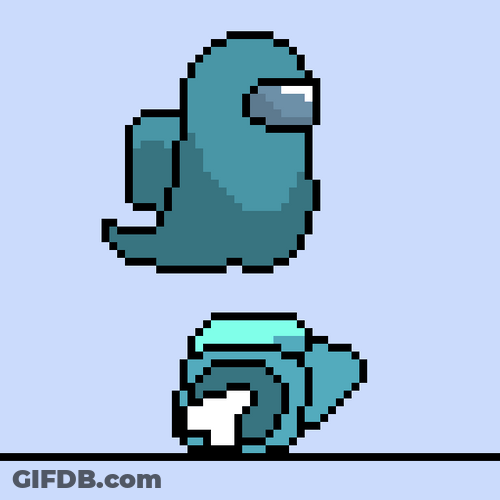 Among Us Crewmate Ghost GIF
