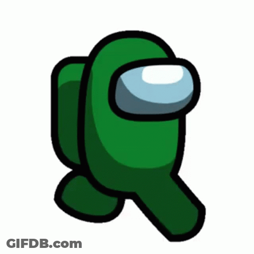 Among Us Crewmate Run GIF