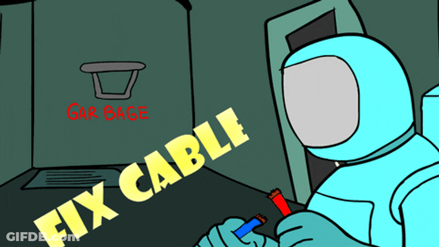 Among Us Fix Cable GIF