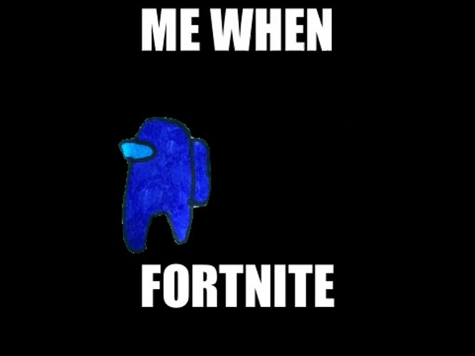 Among Us Fortnite Killing Meme GIF