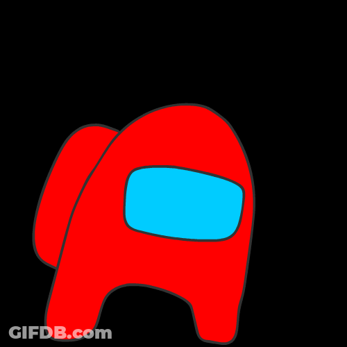 Among Us Imposter Jumping Into Vent GIF