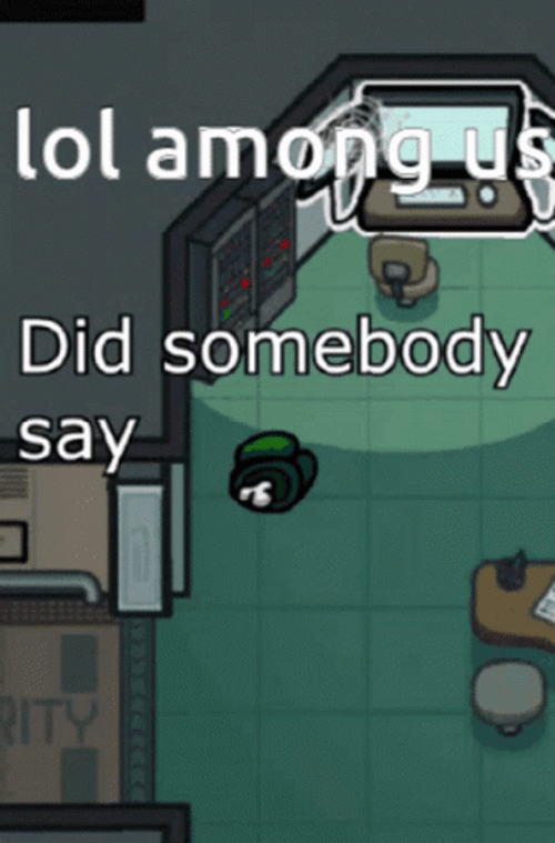 Among Us Impostor Red Spacesuit Appearing Meme GIF