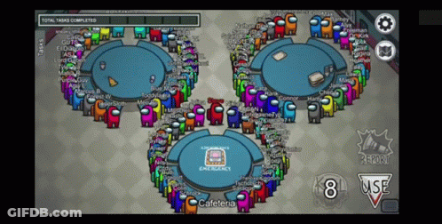 Among Us Is A Game That Has A Lot Of People On It GIF
