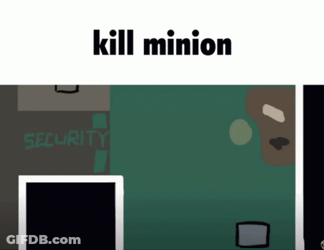 Among Us Kill Minion GIF