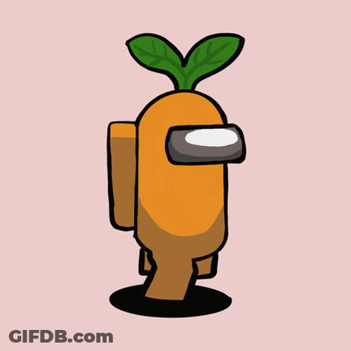 Among Us Orange Crewmate GIF