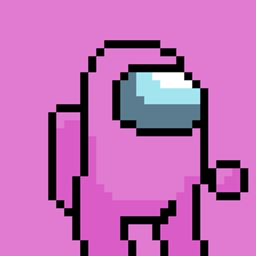 Among Us Pink Crewmate GIF