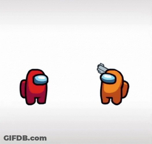 Among Us Uno Reverse Card Gun GIF
