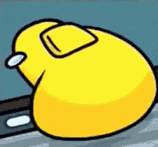 Among Us Yellow Space Suit Twerking Meme GIF