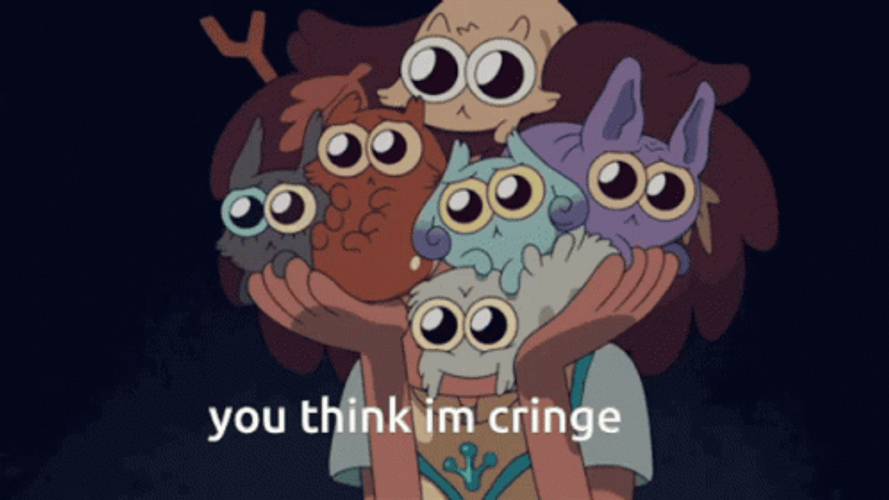 Amphibia Anne With Adorable Kittens GIF