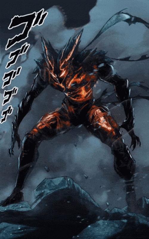 Amusing One Punch Man Garou Art GIF