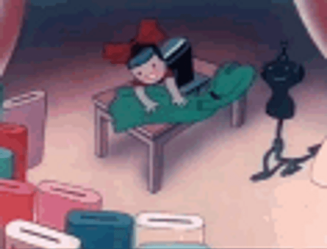 Amusing Seamstress Fantasy Dressmaking GIF
