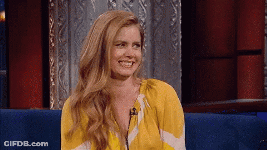Amy Adams Passive Aggressive Awkward Laughing GIF