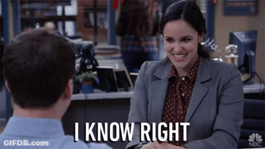 Amy I Know Right GIF