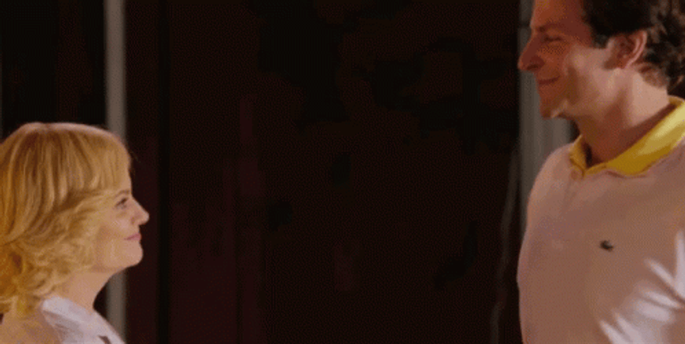 Amy Poehler Cheek Kiss GIF