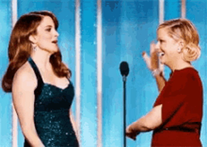 Amy Poehler High Five GIF