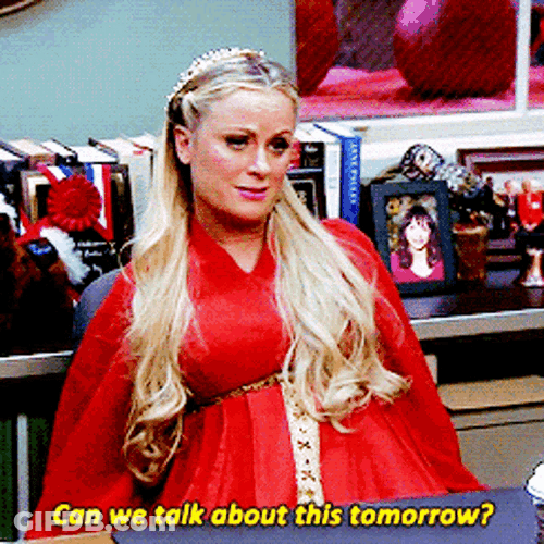 Amy Poehler Lazy Tired GIF