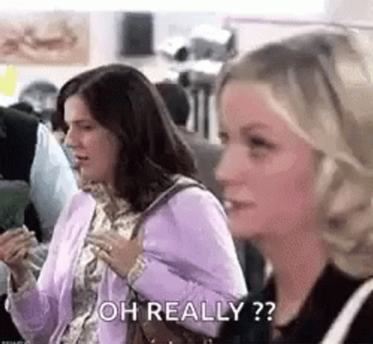 Amy Poehler Really Reaction GIF