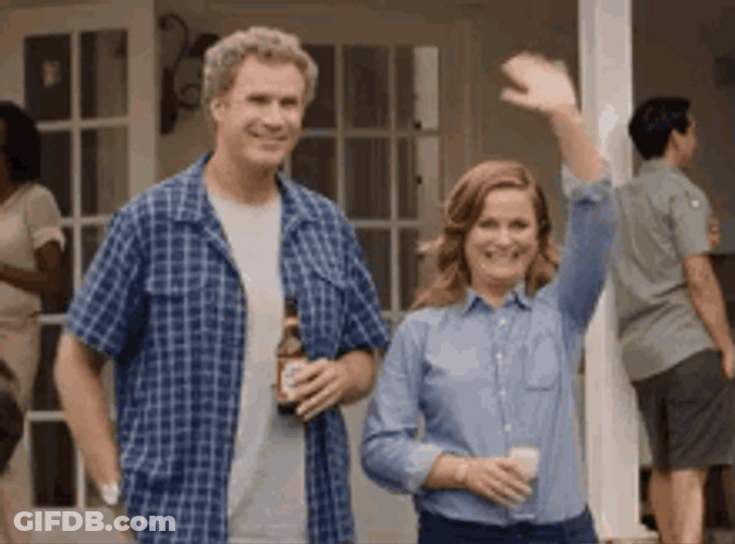 Amy Poehler Saying Farewell GIF