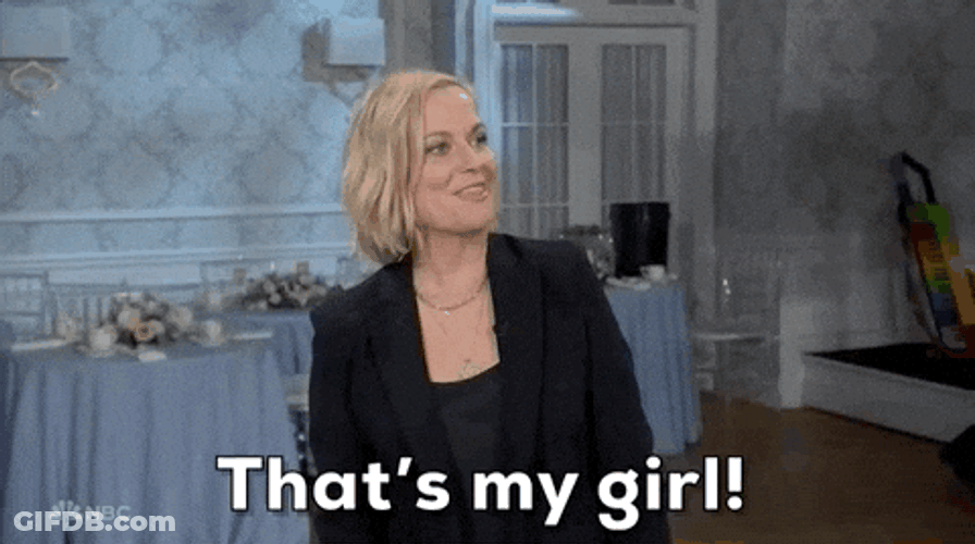 Amy Poehler Thats My Girl GIF