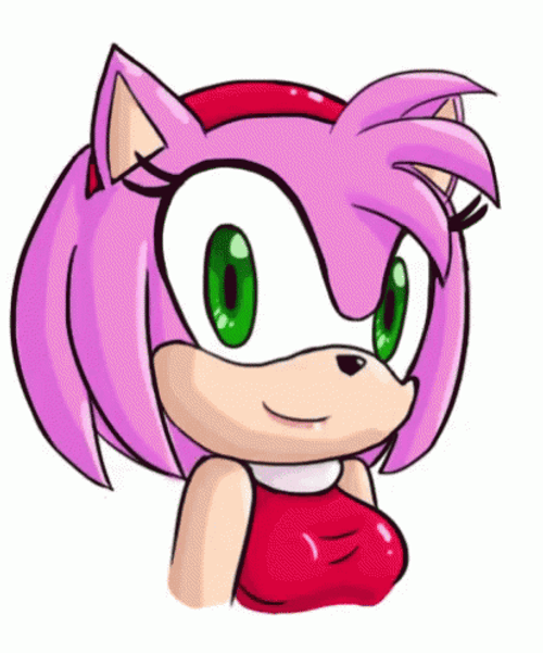 Amy Rose Blinking Beautiful Eyes GIF