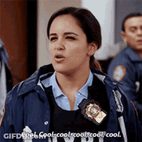 Amy Santiago Fictional Character Cool Cool Cool GIF