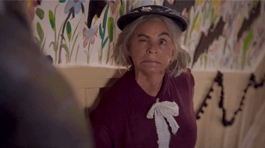 Amy Sedaris Eye Twitch GIF
