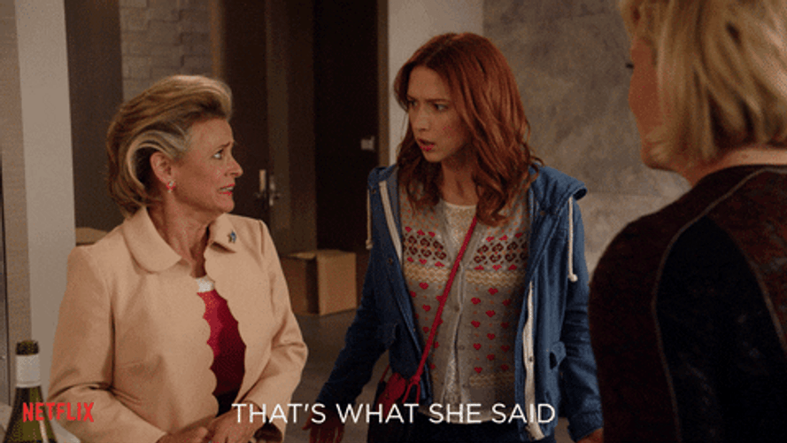 Amy Sedaris That's What She Said GIF