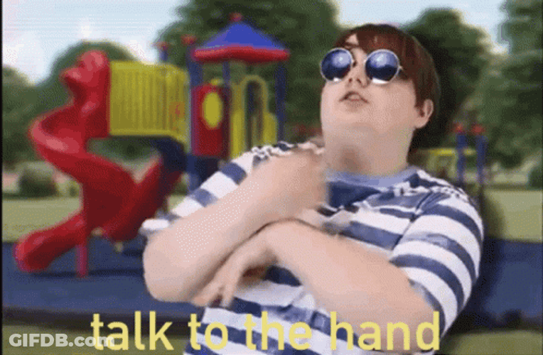 Amy Slaton Says Talk To The Hand GIF