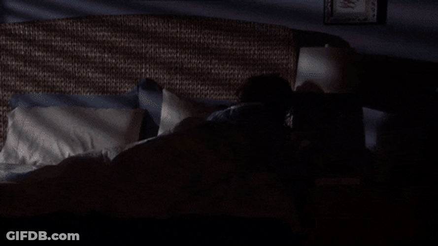 Amy Waking Up With Phone Call GIF