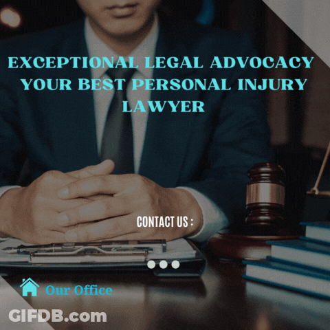 An Ad For Exceptional Legal Advocacy For Personal Injury Lawyers GIF