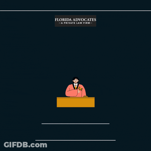 Florida Advocates Ad With Justice Scales GIF