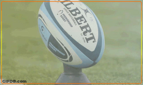 An Ad For Rugby Scoreboards Shows A Rugby Ball GIF