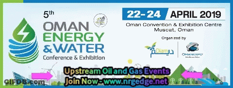 An Ad For The 5Th Oman Energy & Water Conference And Exhibition GIF